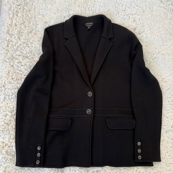 Talbots Black Women's sweater Blazer - Medium
Pure Merino Wool - Picture 1 of 4